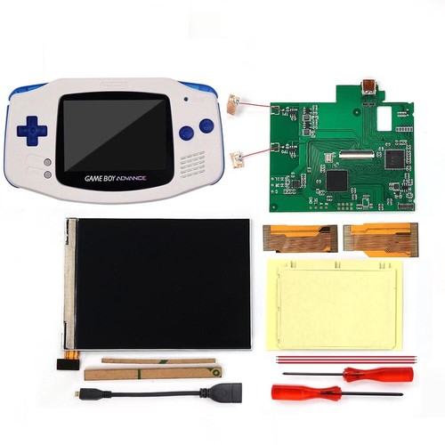 GBA V2 IPS Backlight LCD HDMI-Compatible Output Retro Pixel Kit+Colorful Buttons - Picture 64 of 70