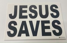 Jesus saves yard sign sets of 5