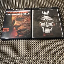 Halloween Kills (Extended Edition)+ Saw (Unrated) 4K Ultra HD/ Bluray Horror Lot