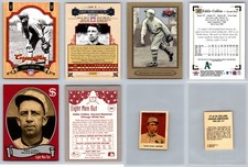 Eddie Collins 4 Card Lot - Philadelphia Athletics A's Chicago White Sox HOF