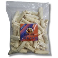 50 Units per Pack Natural Rawhide 5-6" Rolls Value Pack - One Single Layer