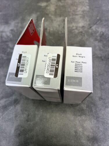 Canon Maxify 1200 BK Schwarz Tintentank Brandneu Fabrikversiegelt 3 Packungen - Bild 6 von 6