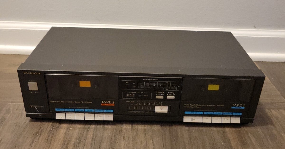 Technics RS-D550W - Stereo Cassette Deck - Dual Deck - Working | eBay