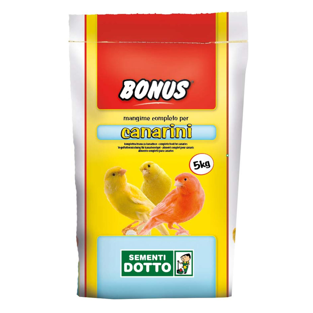 Mangime per canarini 5kg Bonus SD3 Sementi Dotto