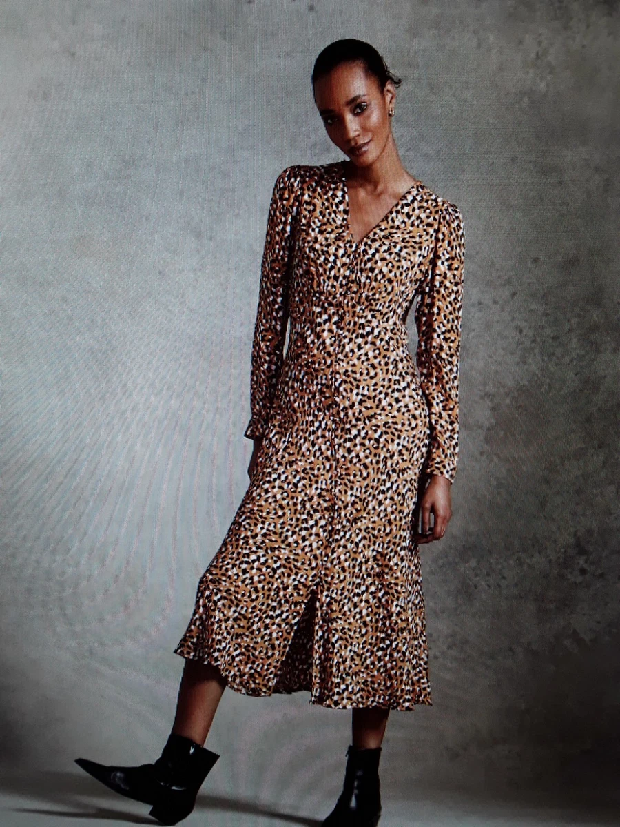 Size 18 hotsell leopard print dress