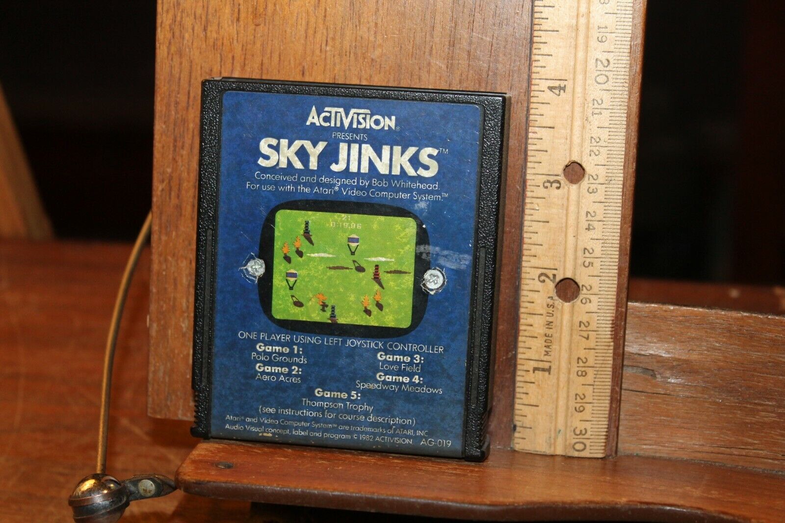 Vintage Atari 2600 Game Cartridge Activision Sky Jinks