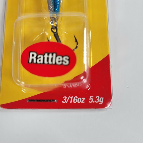 Johnson Rattlin Scout Spoons 3/16 Ounce Blue Nickle RSC3/16-NNB - Picture 8 of 9