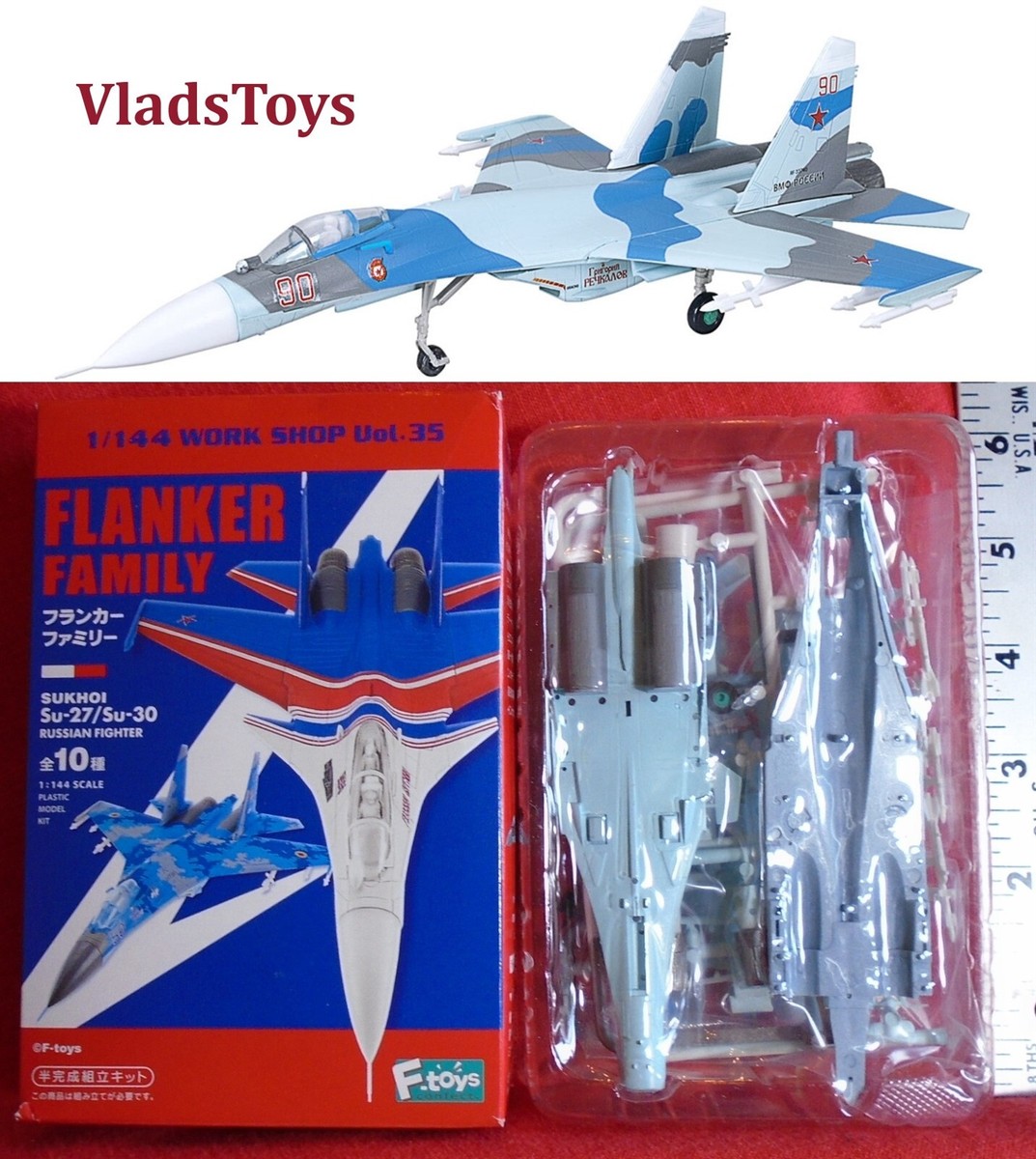 F-Toys 1/144 Flanker Family Sukhoi Su-27P fighter Russian Navy