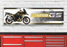 BR365B BMW1250GS Adventure 40th Jubil&auml;um Inspired Garage Werkstatt Banner Schild