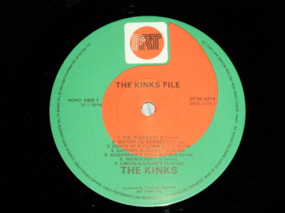 The KINKS Japan 1985 SP36-5218~9 NM 2-LP THE KINKS FILE | eBay
