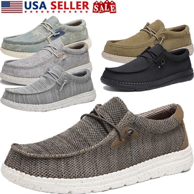 Men’s loafers , Lightweight Breathable Design with Durable Rubber Sole mens lightweight loafers stylish brown slip mules breathable  main image 3