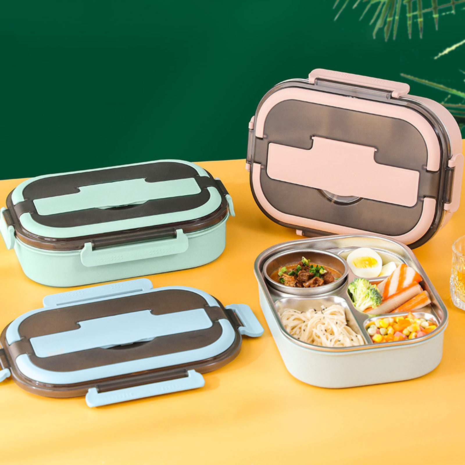 Lunch Box Water Heated Foodholder Adults Hot Lunch Box Compact eBay