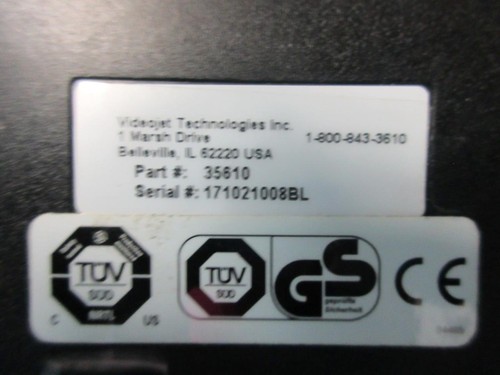 VIDEOJET TECHNOLOGIES UNICORN II CONTROLLER 35610 ERSATZDRUCKEREINHEIT GEBRAUCHT - Bild 3 von 3