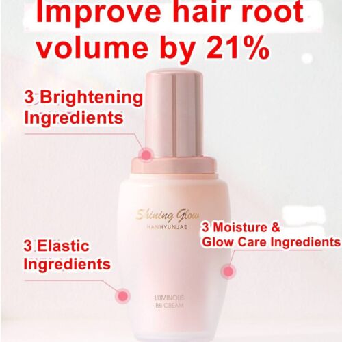 Shining Glow Luminous BB Cream Sunshine Beige 30 ml SPF30 PA +++ y cepillo coreano - Imagen 2 de 19