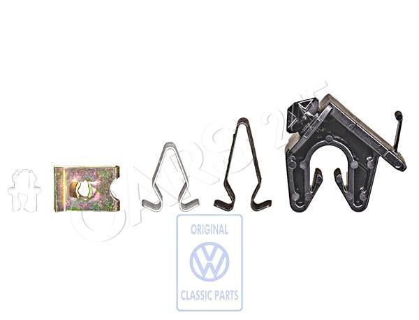 Original VW Golf R32 Satz Befestigungsteile für Heckklappe