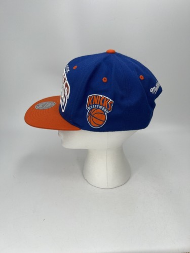 New York Nicks NBA Mitchell & Ness Hardwood Classics Snapback Cap Hat - Picture 2 of 8