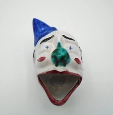 VINTAGE Figural " CLOWN BABY FEEDER " Made in ITALY