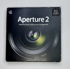 Apple Aperture 2 for Mac Photo Editing Retro Software with Box and Manuals