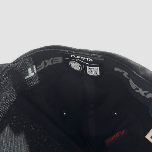 Gorra de béisbol profesional de golf Flexfit negra talla L-XL. ¡3 parches adhesivos incluidos! - Imagen 8 de 8