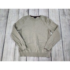 Banana Republic Men  s Size M Crew Neck Sweater 100 Cotton Beige Oatmeal