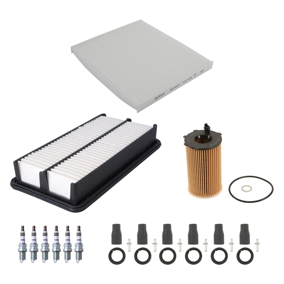 Kit de afinación Denso NGK 6 bujías y botas Kit para Sedona 3,5 L V6 DOHC Vin 7 Foto 2 de 2