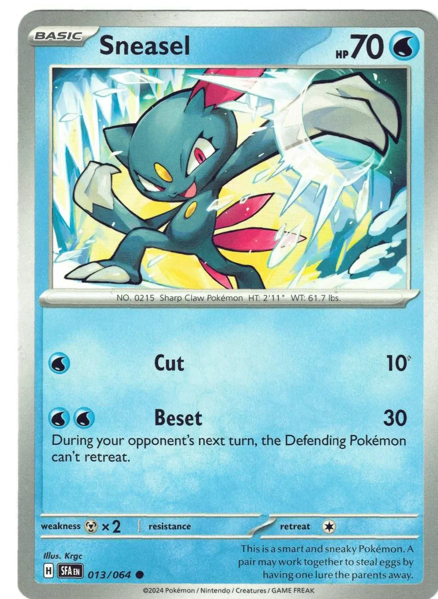 Sneasel Pokémon TCG Cards for sale | eBay
