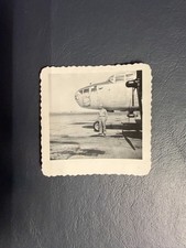 Vintage WWII Era Military Photo Soldier Bomber Plane Air Corps Aviation
