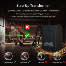 120W 110V to 220V Converter Step up Transformer 110V to 220V Convertidor De 110