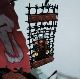 LEGO Castle Fantasy Era Troll Warship 7048 In 2008 Used Retired As Is