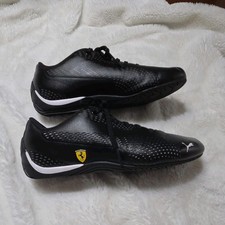 Zapatillas deportivas PUMA Drift Cat 5 Ferrari para hombre negras sintéticas ligeras EE. UU. 5 UE 37