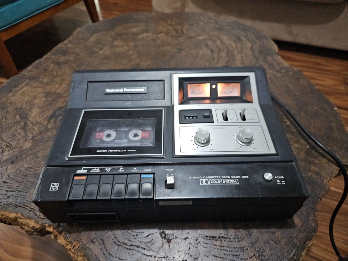 National Panasonic RS-269US Stereo Cassette Tape Deck 269- Vintage