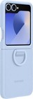 Genuine / Official Samsung Galaxy Flip6 & Flip7 FE Silicone Case with Ring Blue