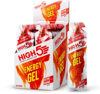 High5 Energy Gel, 20 x 40 g Beutel, Berry