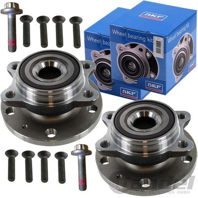 2x SKF RADLAGER-SATZ RADNABE VORNE für AUDI A1 A3 8P Q3 8U TT LEON OCTAVIA YETI