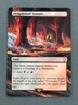 Dragonskull Summit MTG Final Fantasy Commander Hand Painted Extended Altered Art
