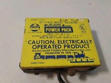 VINTAGE AHM 70203 THUNDER LINE POWER PACK FOR HO SCALE RAILROAD TRAIN MODELS