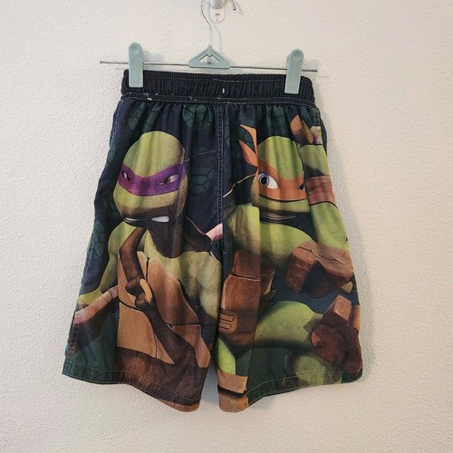 Nickelodeon TMNT Teenage Mutant Ninja Turtle Boy's Swim Boardshorts Size M - Picture 2 of 4