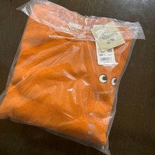 Anya Hindmarch x Uniqlo Orange Long Sleeve Midi Dress New