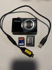 Samsung DualView TL205 12.2 MP Digital Camera Black BUNDLE TESTED
