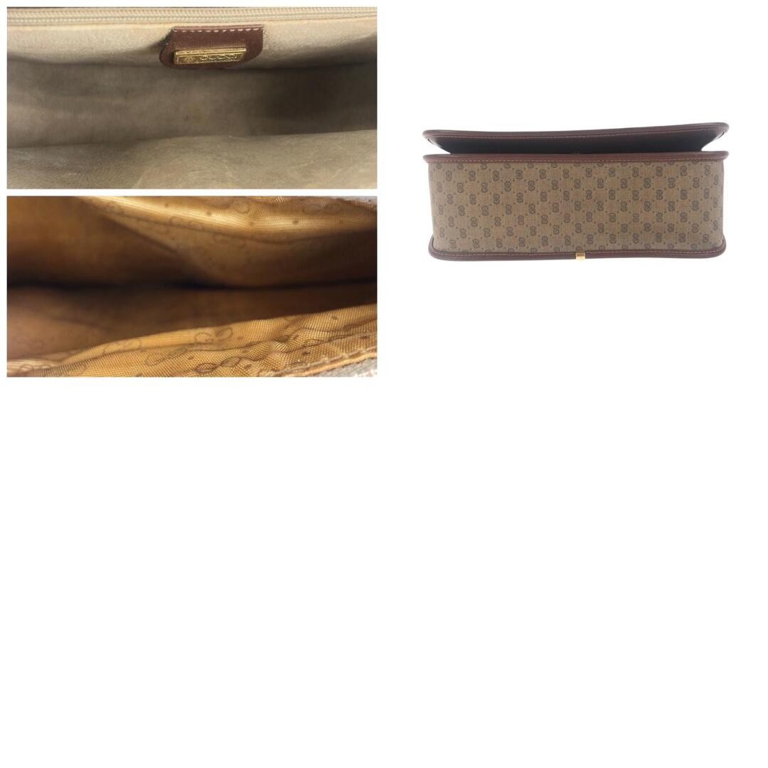 Gucci Old Sherry Line Leather Tote Brown Gold Hardware Used thumbnail 4