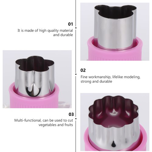 9 Pz/Set Farfalla Superficie Stampo Bambino Biscotti Verdura Frutta Tagliabordi - Foto 2 di 12