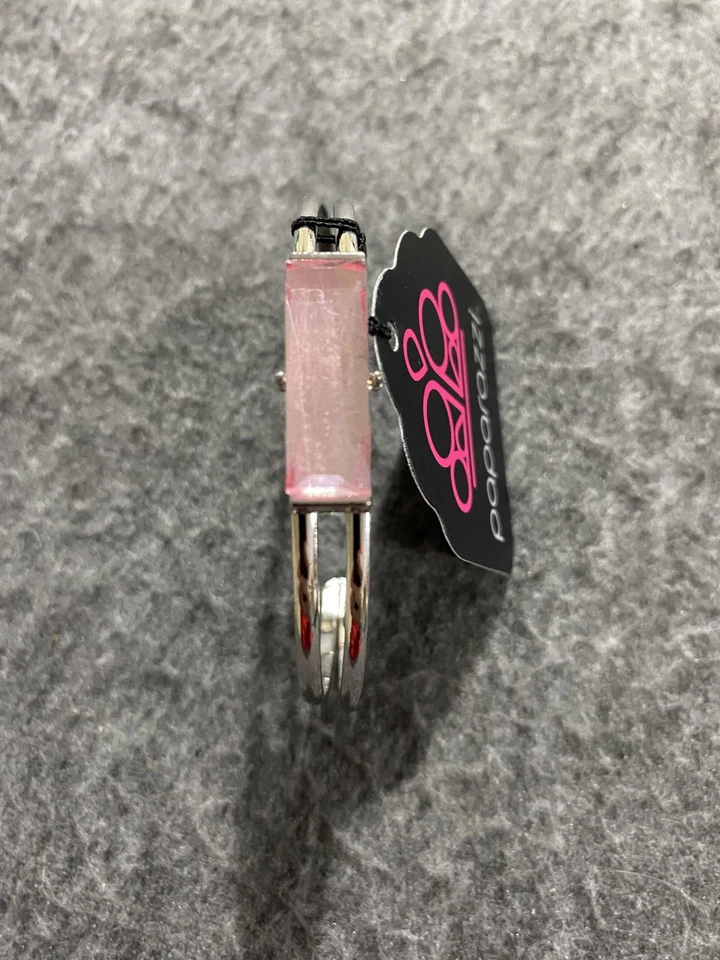 Paparazzi Choose Chic Pink Bracelet Silver Tone Bangle Fashion Jewelry New - Изображение 2 из 3