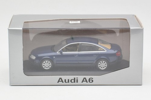 132093 Audi A6 C5 Dark Blue Minichamps 1/43 - Picture 4 of 4