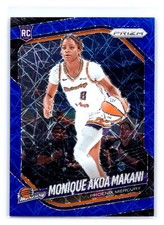 2025 Panini Prizm WNBA #98 Monique Akoa Makani Blue Velocity Prizms
