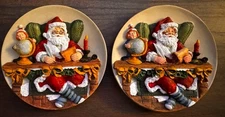 Vintage “A Christmas Remembered” Plate 1997 Collectors Edition- Santa’s List
