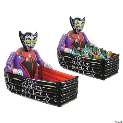 Inflatable Vampire Coffin Cooler   Halloween Party Drink Holder Prop Décor