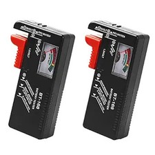2 Pack Universal Battery Tester for Household Batteries