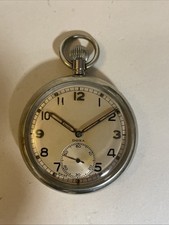 DOXA G.S.T.P Military Pocket Watch WW1/2 Era Working