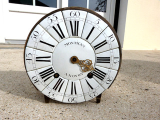 MOUVEMENT FIL DE CARTEL " MONTIGNY A NOYON " PENDULE HORLOGE