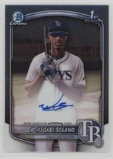 2025 Bowman Chrome Prospect Auto Warel Solano #CPA-WS Auto